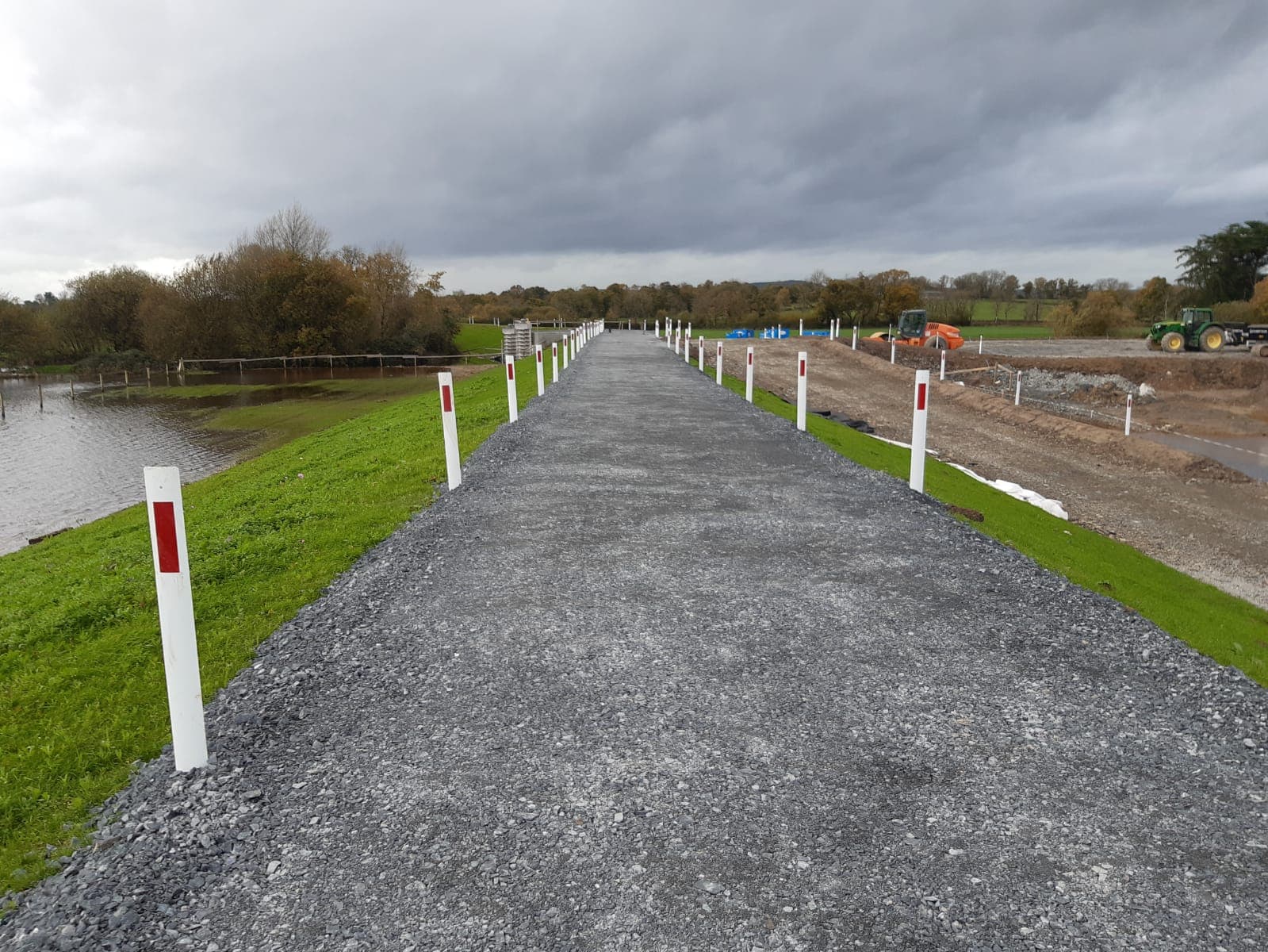 Steel-Flex Marker Posts at OPW Site, Co. Limerick
