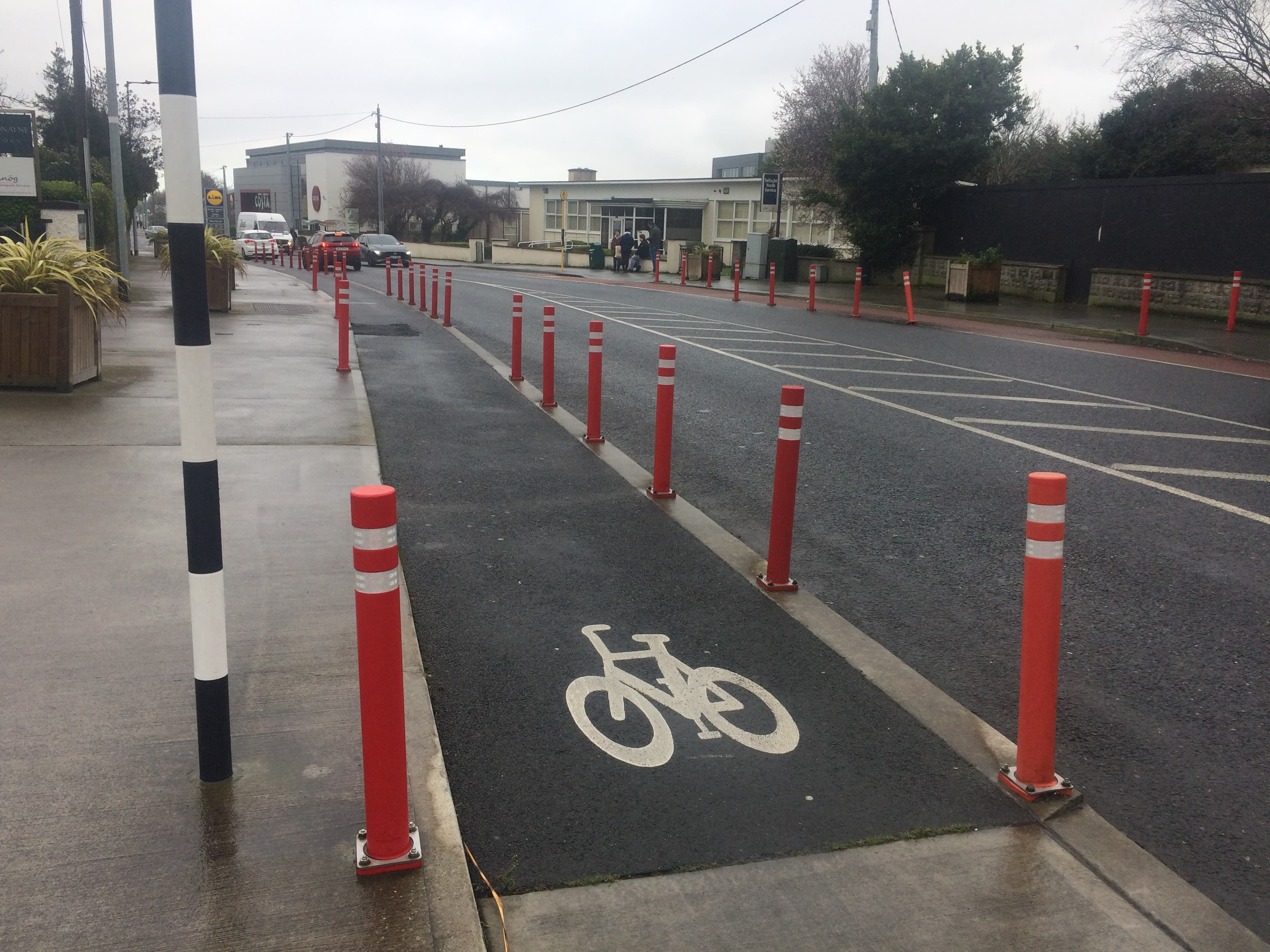 X-last Baliza Bollards for Cycling Scheme in Tallaght