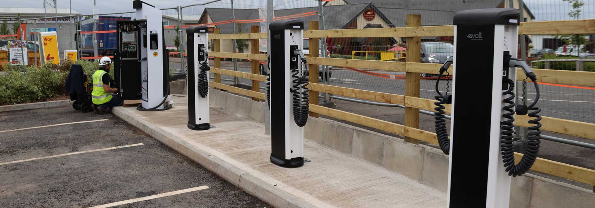 High Power Charger Foundations in Worcester