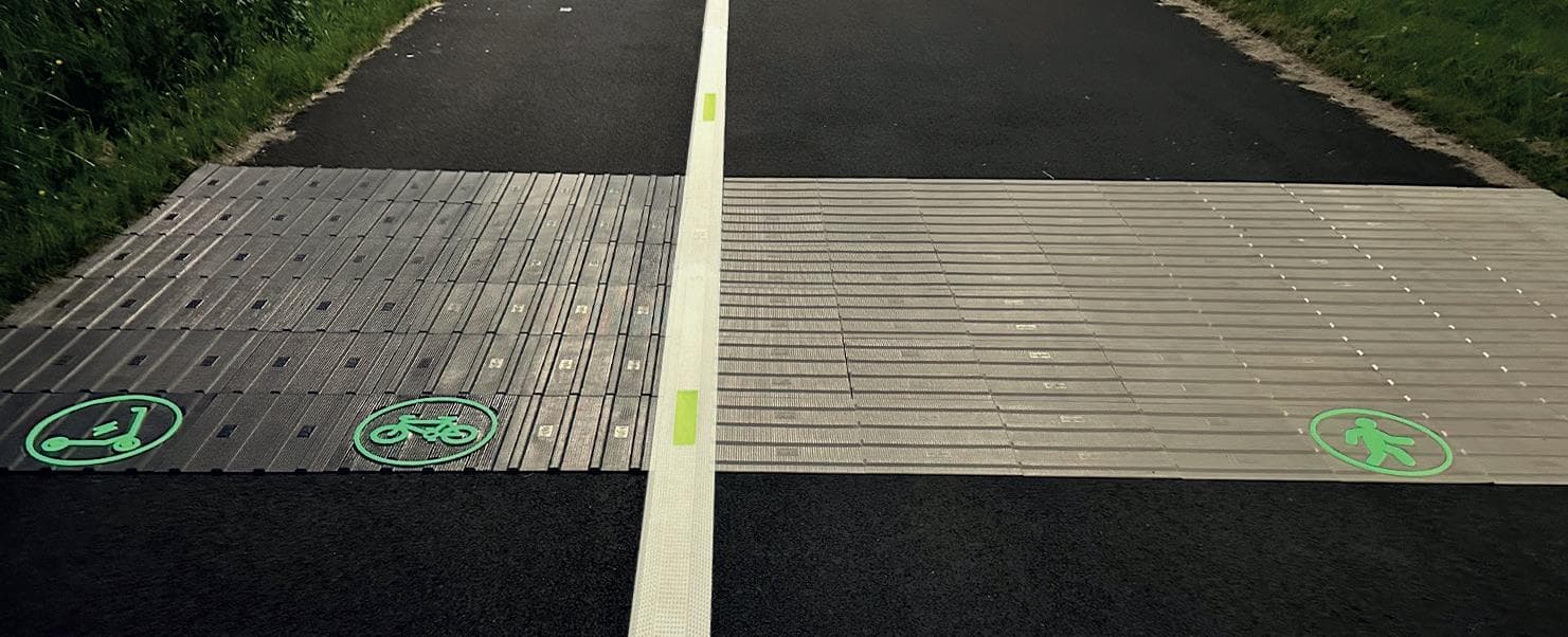 Flexi-Tact Cycle Delineators for Norfolk Council